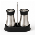 Stainless Steel Seasoning Set of 2 with Stand (YM071)