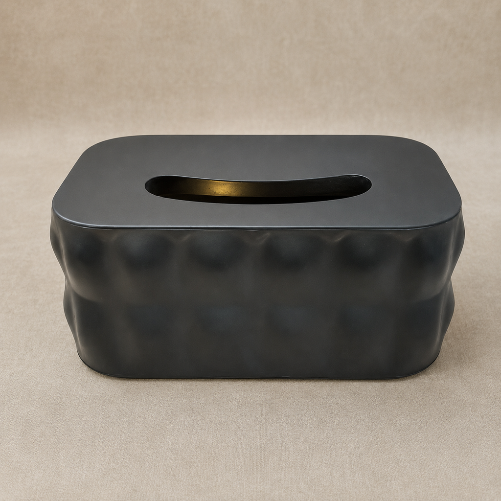 Matte Black Tissue Box Holder(YM2713)