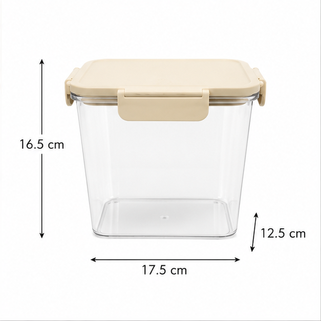 1800ml Transparent Food Storage Container (YM2693)