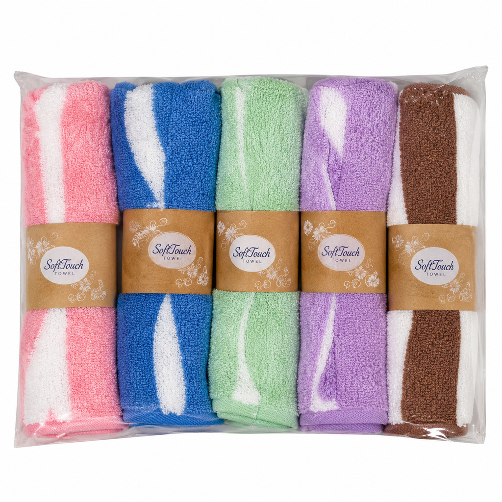 Multi-Color Towel Set of 5 (YM016)