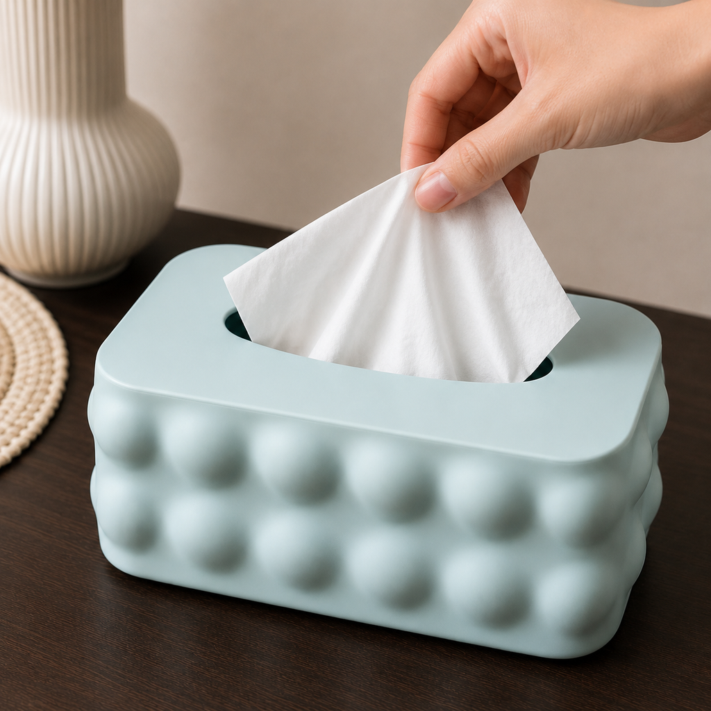 Green Tissue Box Holder(YM2713)