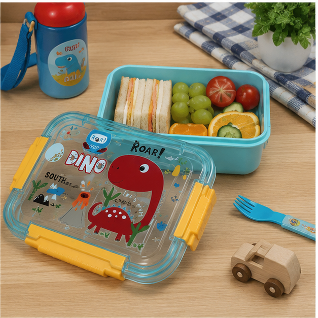 750ml Blue Stainless Steel Kids Lunch Box (YM2495)