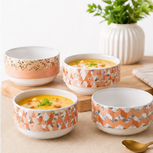 Mixed Design Soup Bowl for Kitchen Serveware (YM2838)