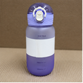 Purple Plastic Water Bottle with Flip Lid (YM639)