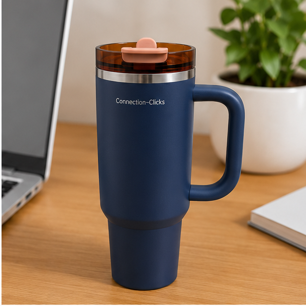 Blue Stainless Steel Insulated Tumbler (YM2196)