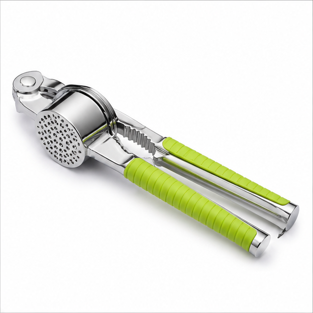Stainless Steel Garlic Press Tool Green (YM1056)