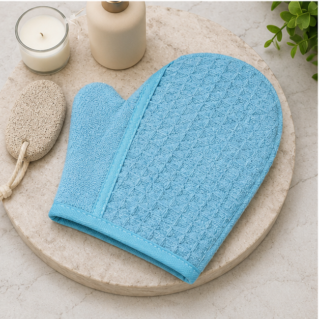 Sky Blue Bath Scrub Loofah Brush (YM737)