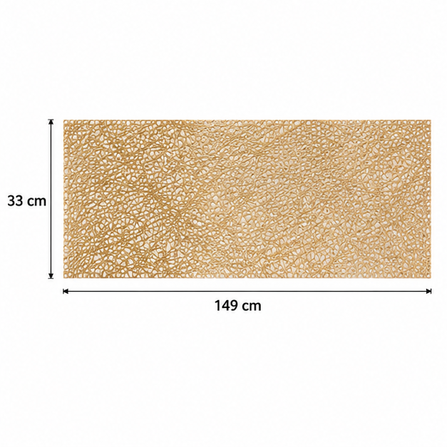 Golden Decorative Table Mat for Dining Tables (YM729)