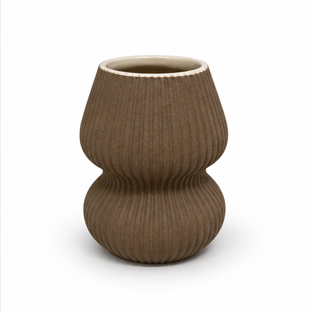 Elegant White Decorative Flower Vase for Modern Home Decor (YM1344)