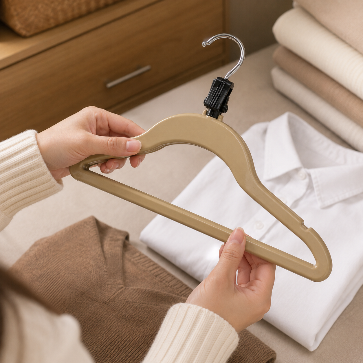 Premium Multipurpose Plastic Clothes Hanger(YM434)