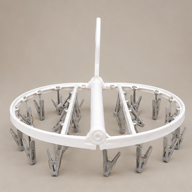 White Plastic Clothes Hanger for Wardrobe Use (YM411)