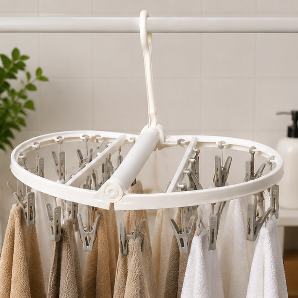 White Plastic Clothes Hanger for Wardrobe Use (YM411)