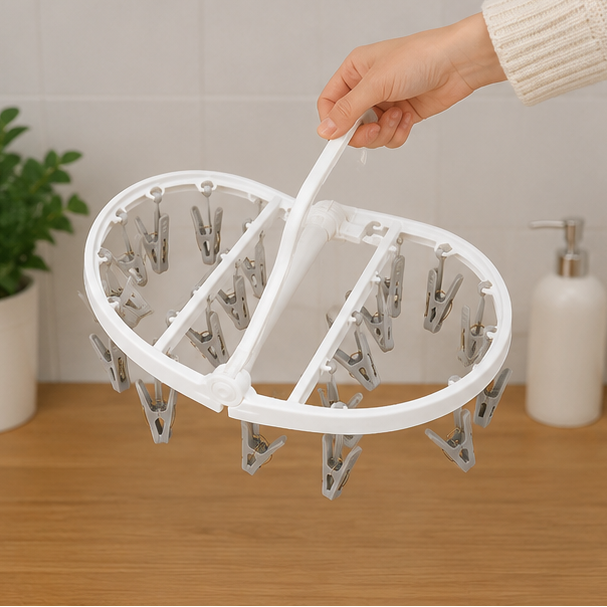 White Plastic Clothes Hanger for Wardrobe Use (YM411)