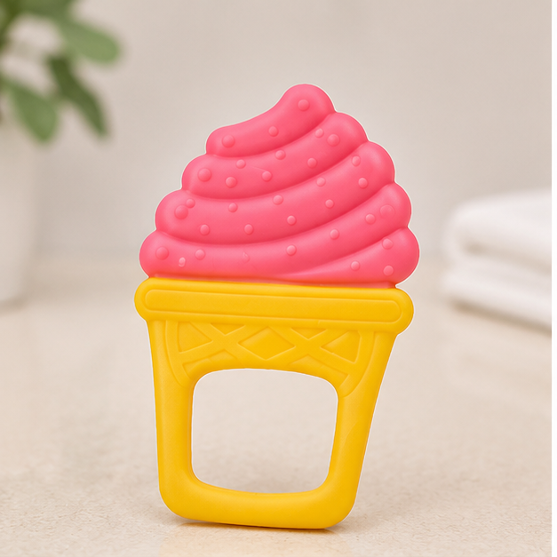 Pink Ice Cream Baby Teether Toy (YM1970)