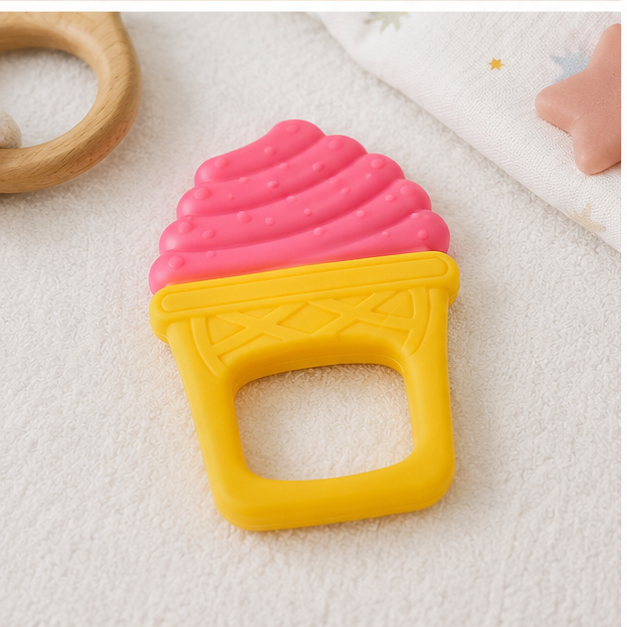 Pink Ice Cream Baby Teether Toy (YM1970)