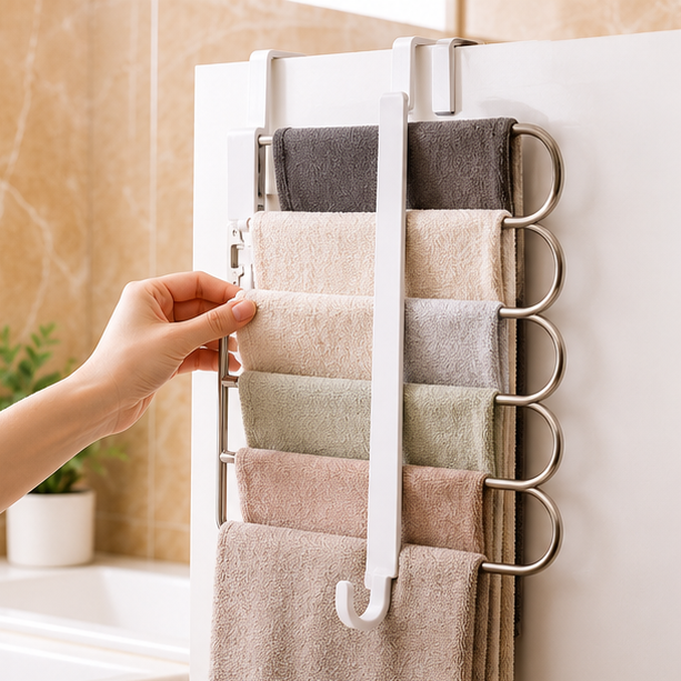 White Plastic Clothes Hanger for Wardrobe Use