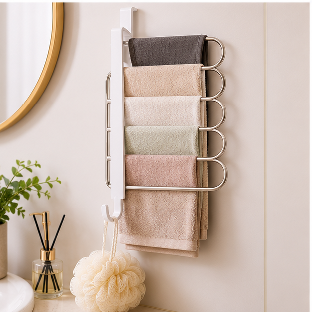 White Plastic Clothes Hanger for Wardrobe Use
