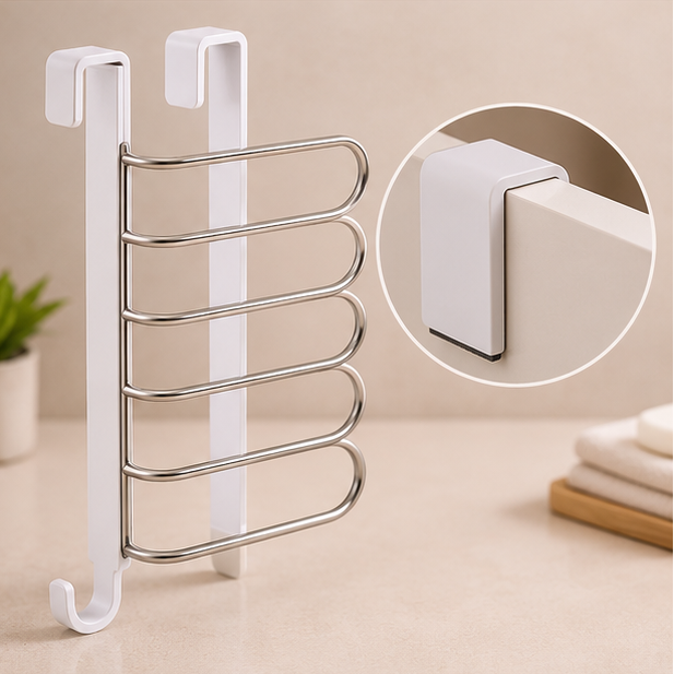White Plastic Clothes Hanger for Wardrobe Use