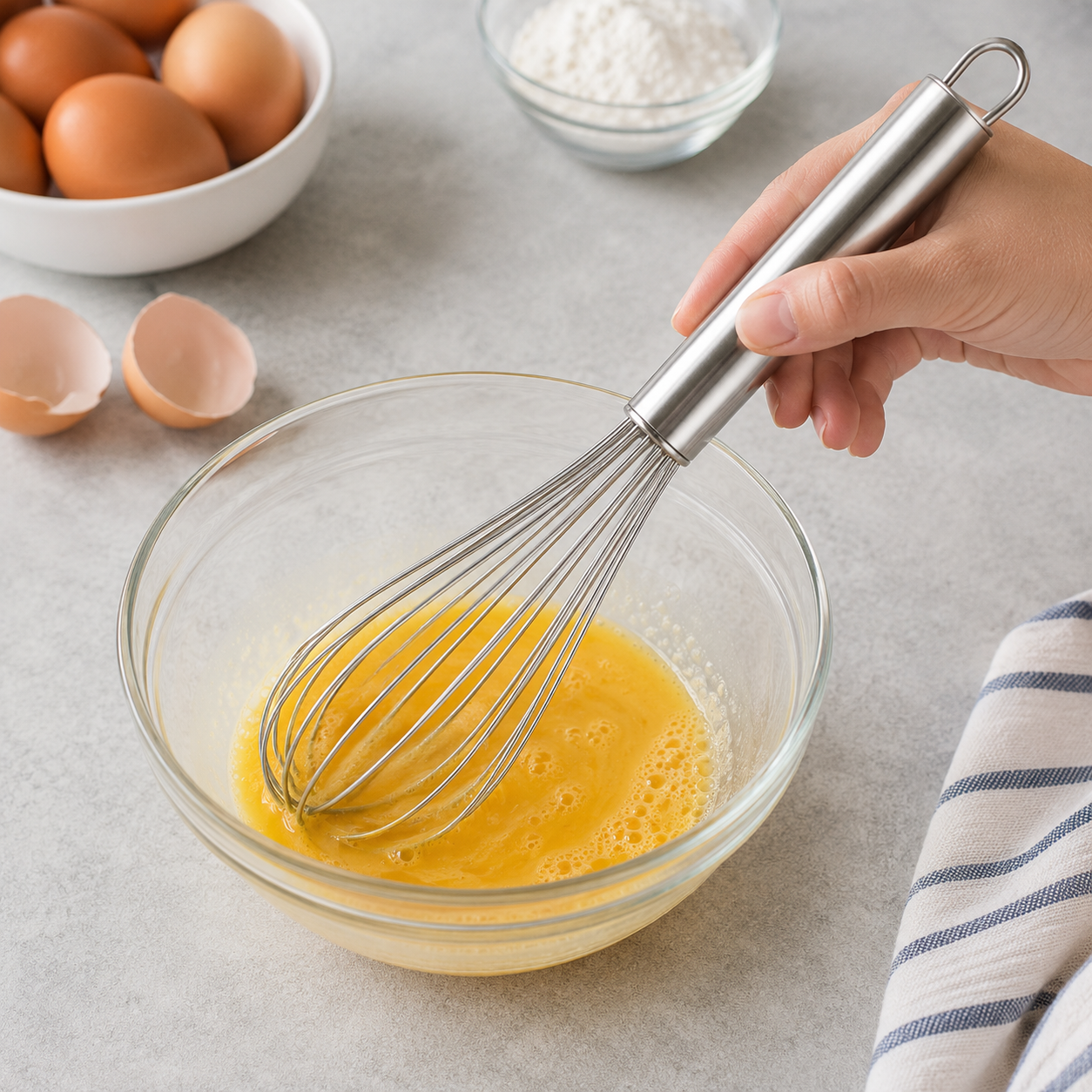 Classic Stainless Steel Whisk (YM111)