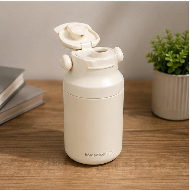 500ml Cream Stainless Steel Water Bottle (YM2623)