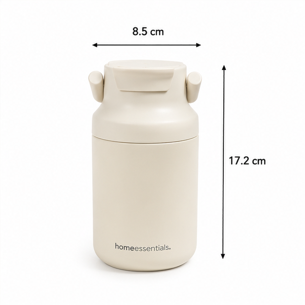 500ml Cream Stainless Steel Water Bottle (YM2623)