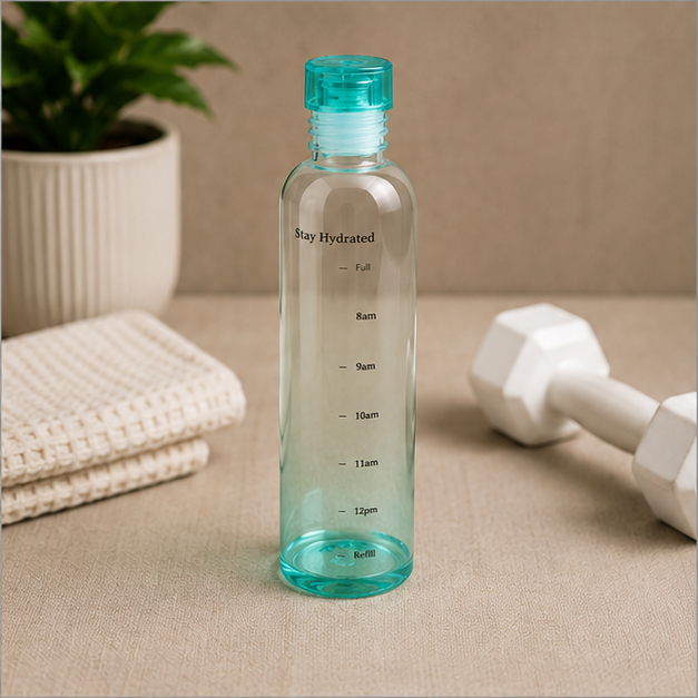 Green Glass Water Bottle for Daily Use (YM2175)