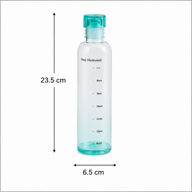 Green Glass Water Bottle for Daily Use (YM2175)