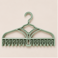 Green Plastic Clothes Hanger Set (YM417)