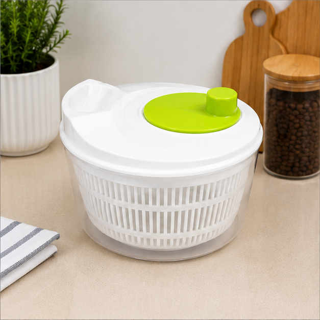 White Salad Spinner for Kitchen Use (YM1796)