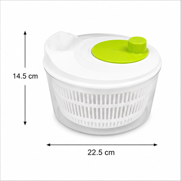 White Salad Spinner for Kitchen Use (YM1796)