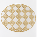 Gold Decorative Table Mat Set of 6 for Dining Table Styling (YM2658)