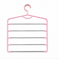 Pink Multi-Layer Clothes Hanger for Space Saving (YM420)