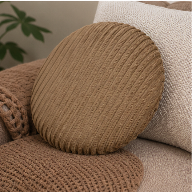 Brown Decorative Cushion for Home Décor (YM1869)