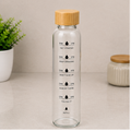 Transparent Glass Water Bottle 500ml (YM1553)
