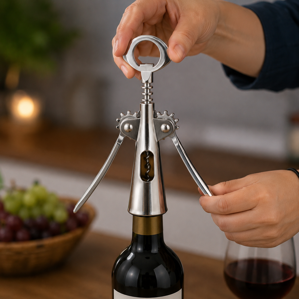 Stainless Steel Winged Bottle Opener  (YM188)