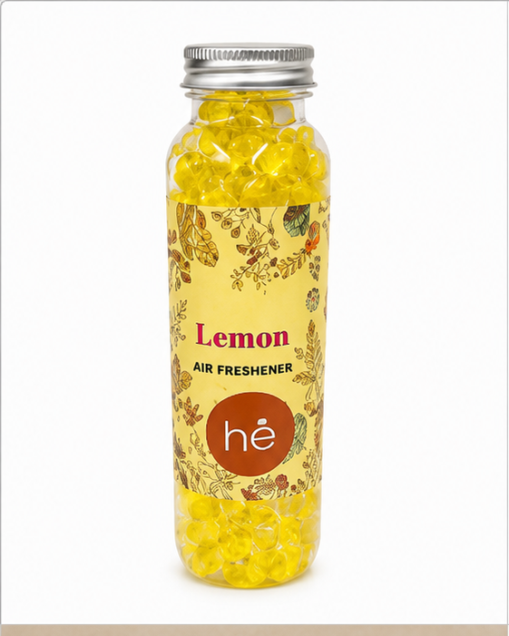 Lemon Air Freshener Beads Bottle for Long Lasting Freshness (YM1927)