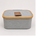 Light Grey Oxford Laundry Basket (YM1896)