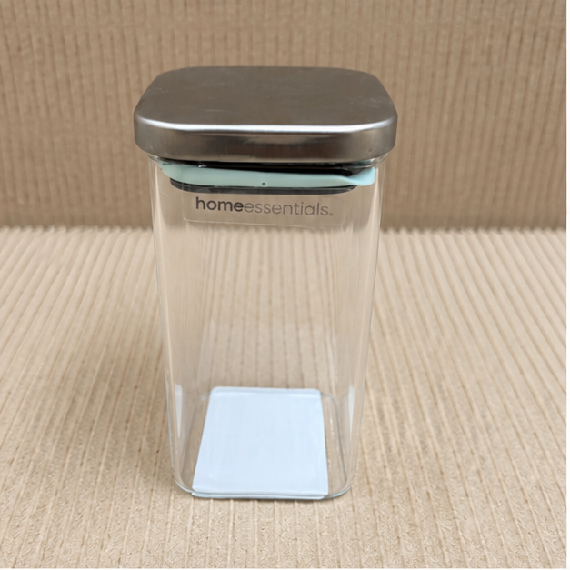 Large Transparent Glass Storage Jar with Lid (YM1713)