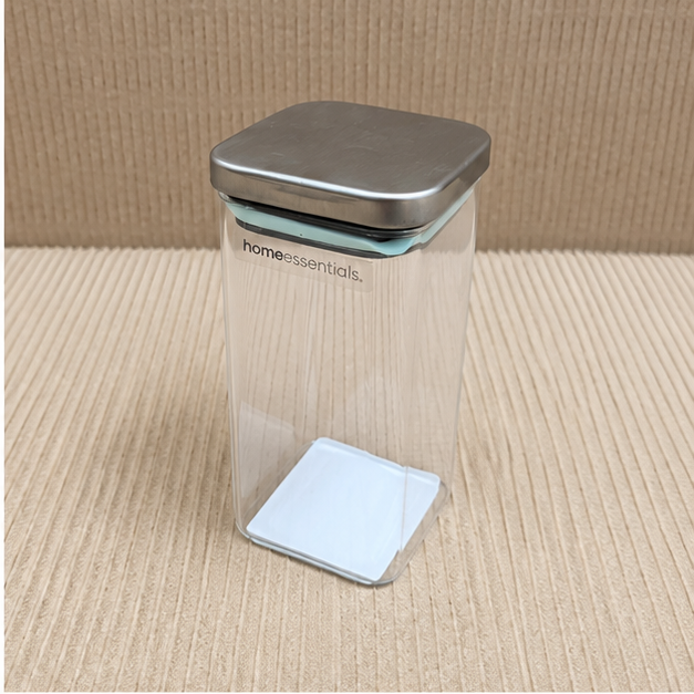 Large Transparent Glass Storage Jar with Lid (YM1713)