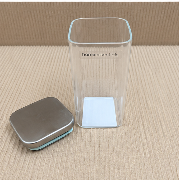 Large Transparent Glass Storage Jar with Lid (YM1713)