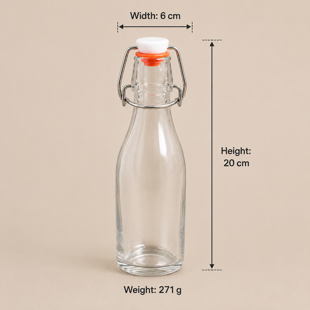 Ceramic Swing Top Storage Bottle(YM2015)
