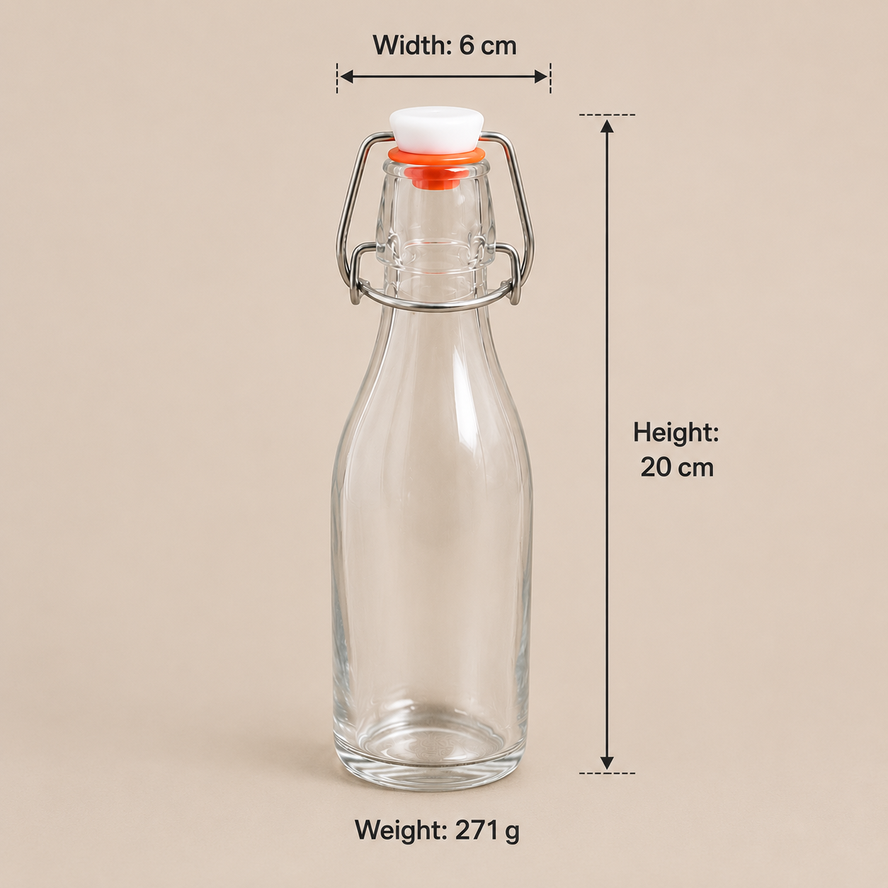 Ceramic Swing Top Storage Bottle(YM2015)