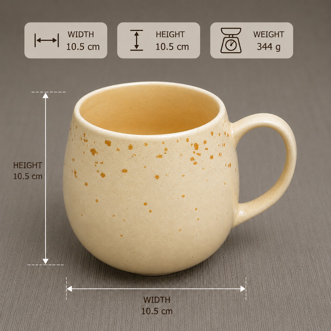 Speckled Ceramic Coffee Mug(YM2826)