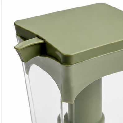 PurePour Glass Oil Dispenser – Green 210ml (YM2749)
