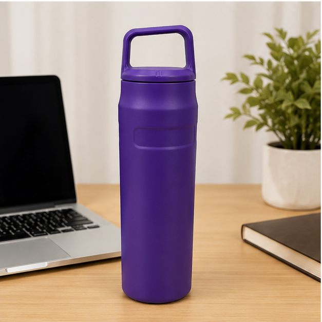 Purple Stainless Steel Vacuum Bottle 700ML for Daily Use (YM1508)