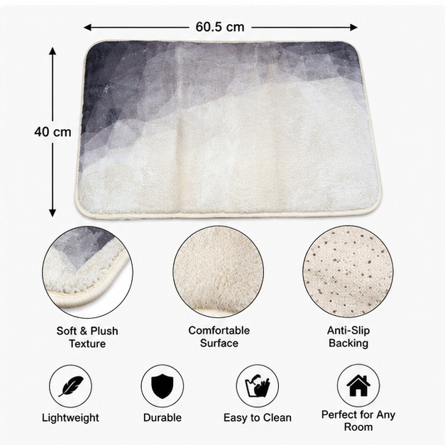 Soft Mix Color Floor Mat for Living Room and Bedroom (YM220)