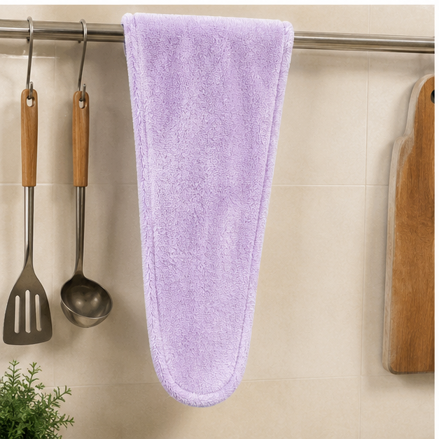 Purple Kitchen Cleaning Towel for Daily Use (YM363)