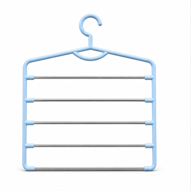 Blue Multi-Layer Clothes Hanger for Space Saving (YM420)