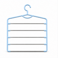 Blue Multi-Layer Clothes Hanger for Space Saving (YM420)