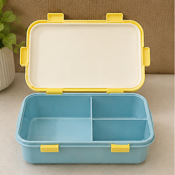 Blue Stainless Steel Kids Lunch Box (YM2498)
